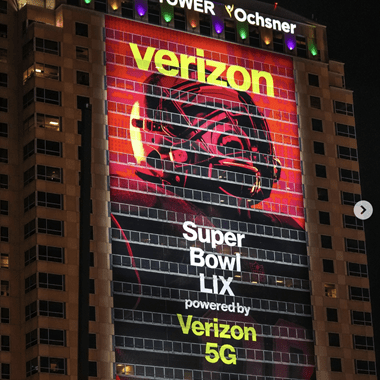 Verizon OOH campaign